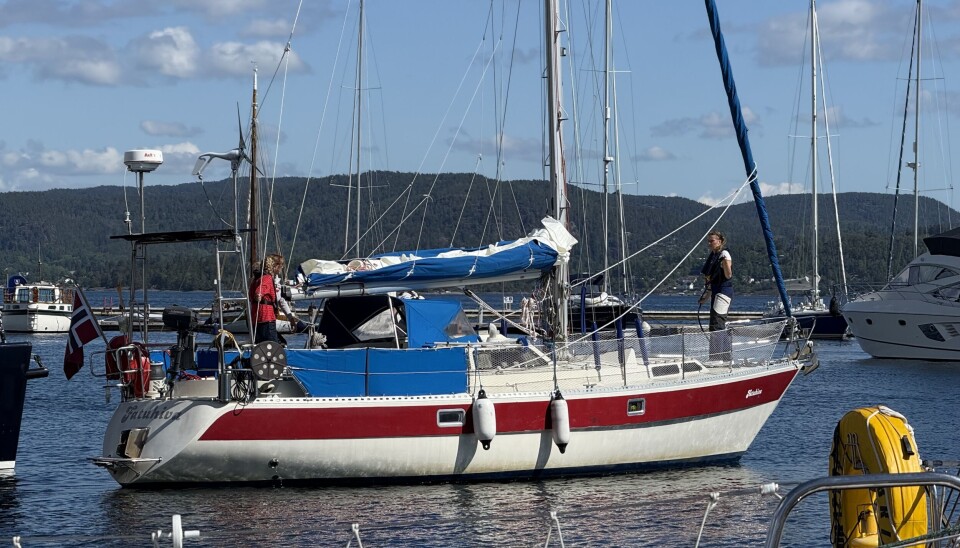 HOLMESTRAND: Fatuhiva på vei ut til start onsdag.