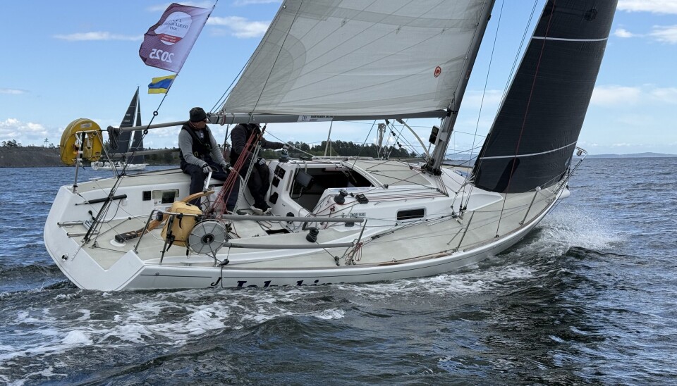 LEDER: J_92 «Jakobine» leder NM og vant den minste shorthandedklassen i Skagen Race.