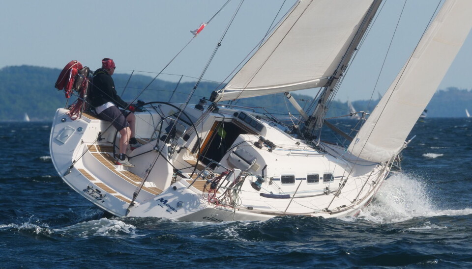 Elan 37 «Mimoka» med Morten Nissen-Lie i Drøbaksund.