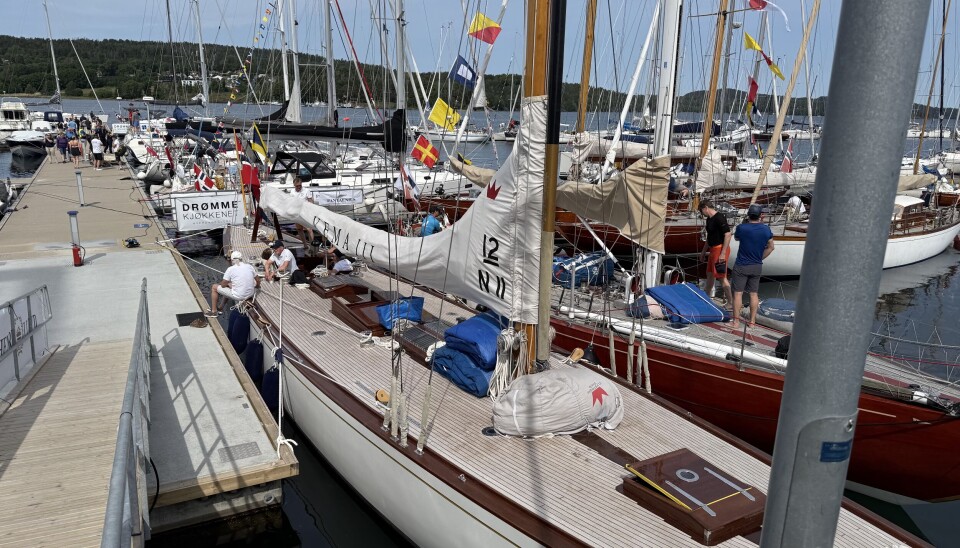 MOSS: Bra trykk på bryggene, og båtene strømmer inn til Moss.