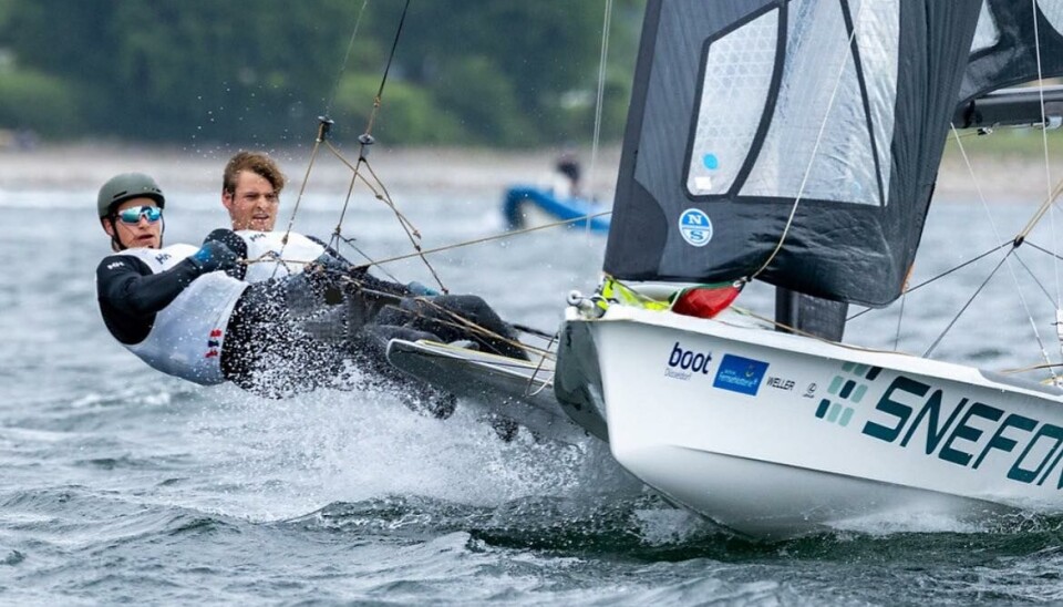 49ER: Mathias og Markus Berthet viser at de er topp ti i veden i klassen.