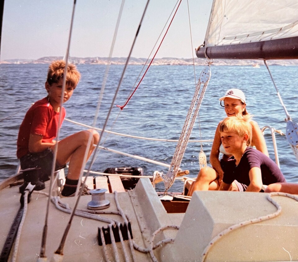 SKIPJACK: Miniton for 48 år siden utenfor Martstrand