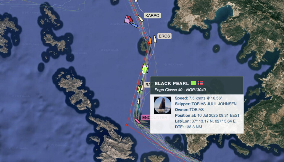 AVANSERER: Black Pearl ligger på 7, plass i sin klasse.