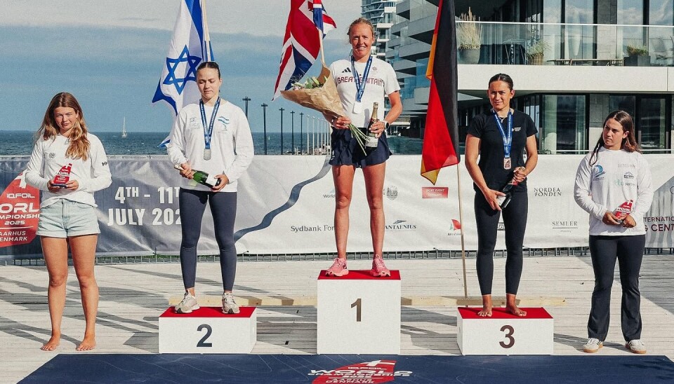 Maya Gysler beviste at hun er i verdenstoppen i iQFOiL.