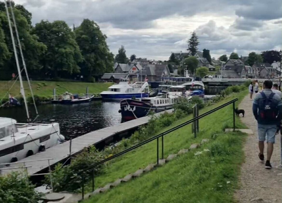 SKOTTLAND: For øyeblikket er familien i Skottland.