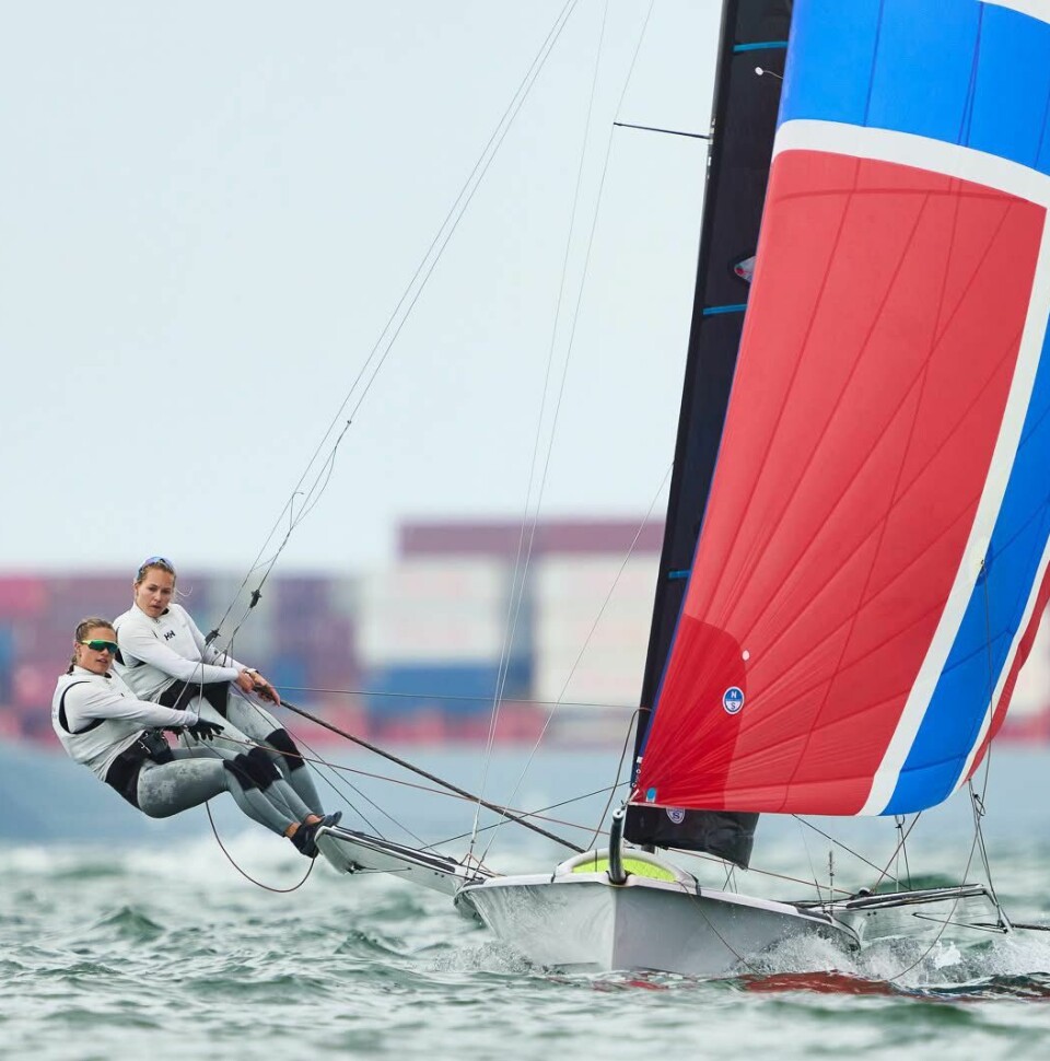 Sterk 3. plass til Norges OL-håp i 49erFX