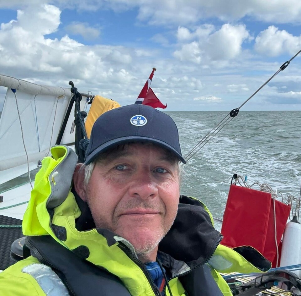 KLAR: Kristian Kudsk Andreasen seiler den minste norske båten, en JPK 1030.
