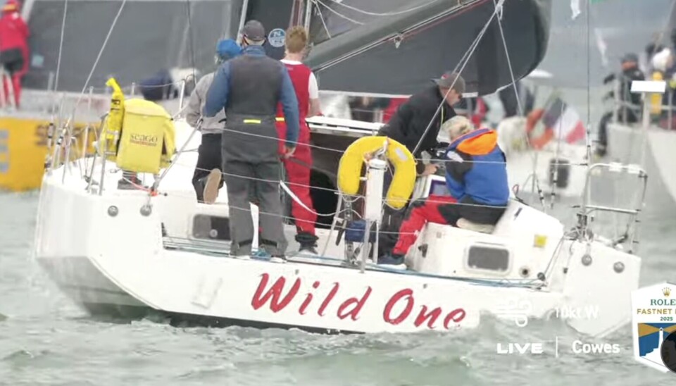 SLØREBÅT: Pogo 1220 «Wild One» fikk gode forhold fra Fastnet Rock og inn til mål..