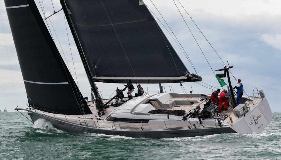 2: «La Loevie» tok sølv, en båt mye til felles med «EnderPearl» medn med høyere måletall. La LoevieRORC Admiral’s Cup 26 July 2025