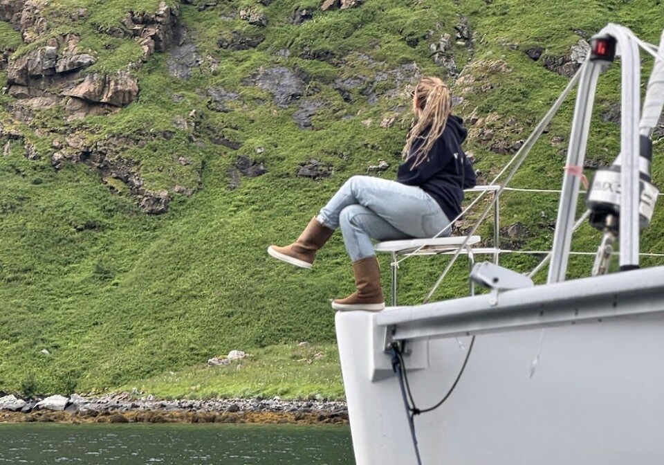 SAILINGTAVAHA: Gjennom instagramkontoen sin sailingtavaha viser Elise frem alle sider av livet om bord i seilbåt.