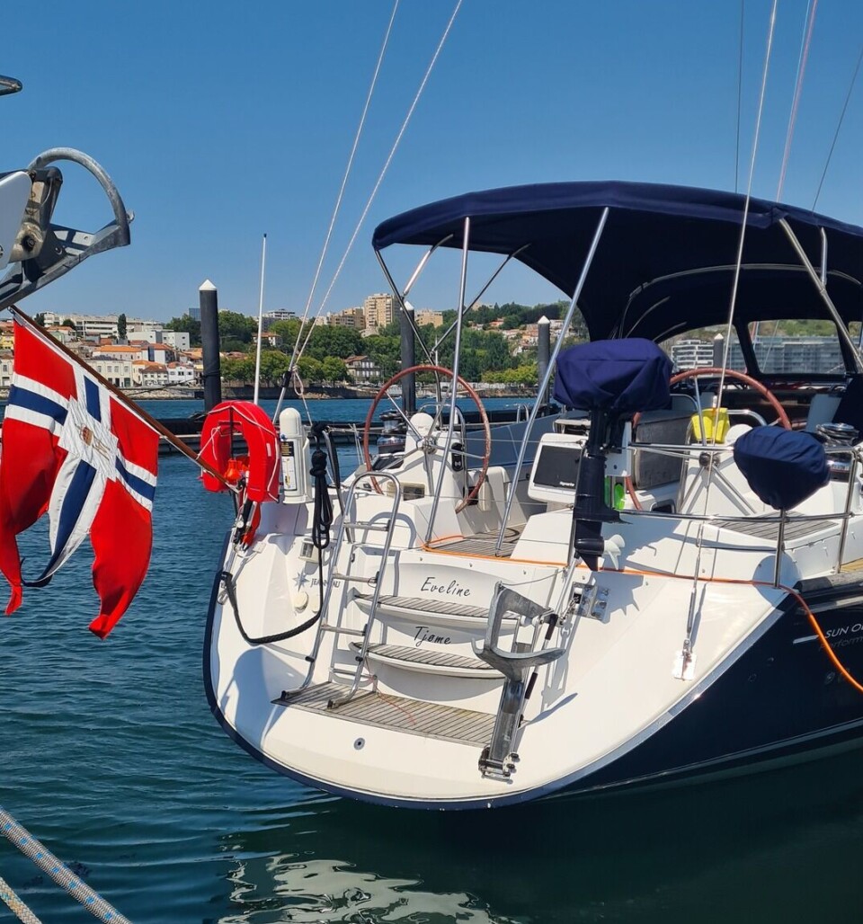 SEILER VIDERE: Snart seiler Linn Eve og Anders videre med endrede planer.