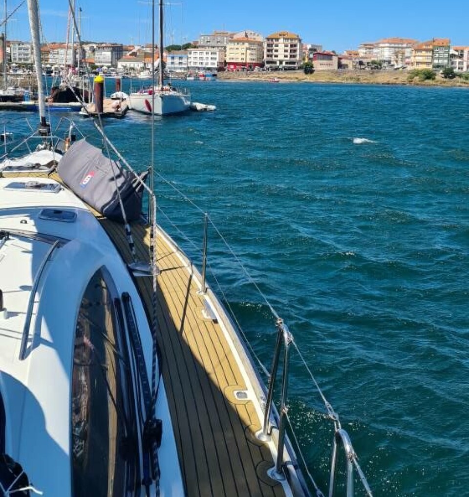 CASCAIS: Paret seiler snart videre med kurs mot Madeira og Azorene.