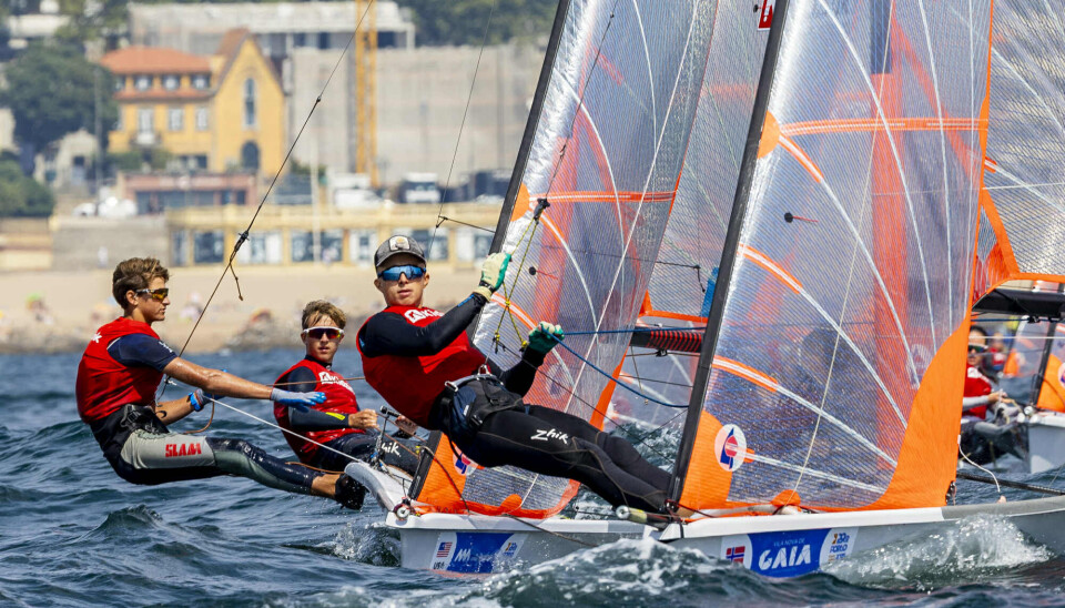 GULL: Forslund og Holt ble denne uken verdensmestre i 29er i Portugal mot 201 andre båter.
