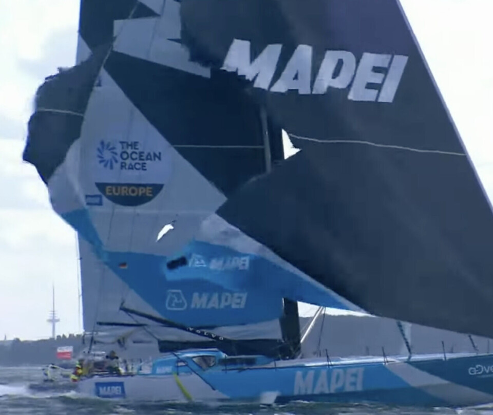 CODE 0: «Allagrande MAPEI Racing» fikk skadet det største sløreseilet-