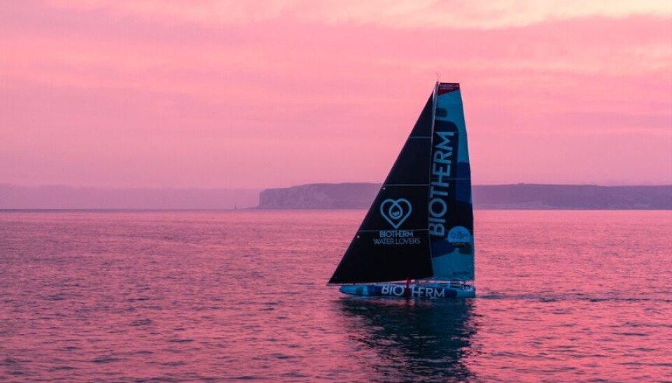 LEDER: «Biotherm» har vært i en klasse for seg under første etappe av The Ocean race Europe.