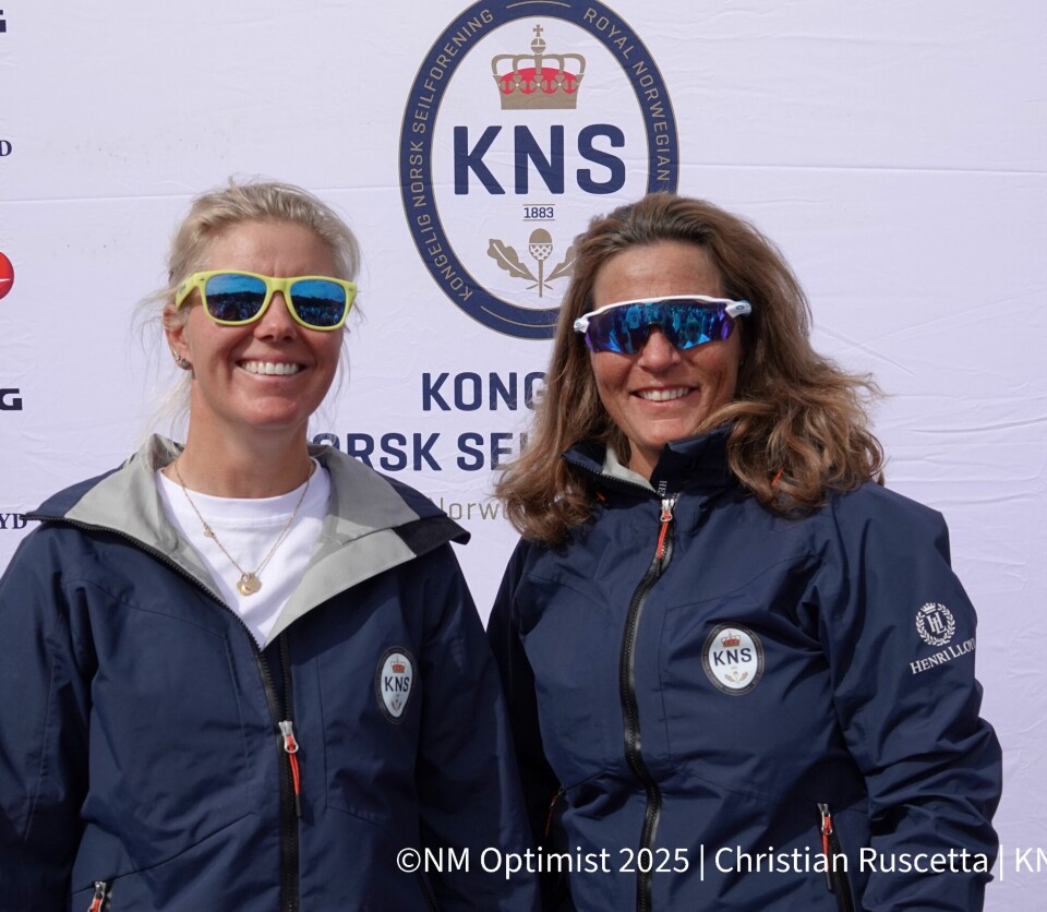 Helene Gjerpen-Huser, organisasjonssjef og regattasjef og NSF-visepresident Nina Myhre