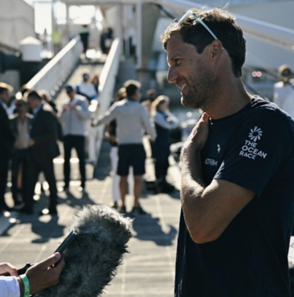 SKIPPER: Paul Meilhat på brygga i Porto.