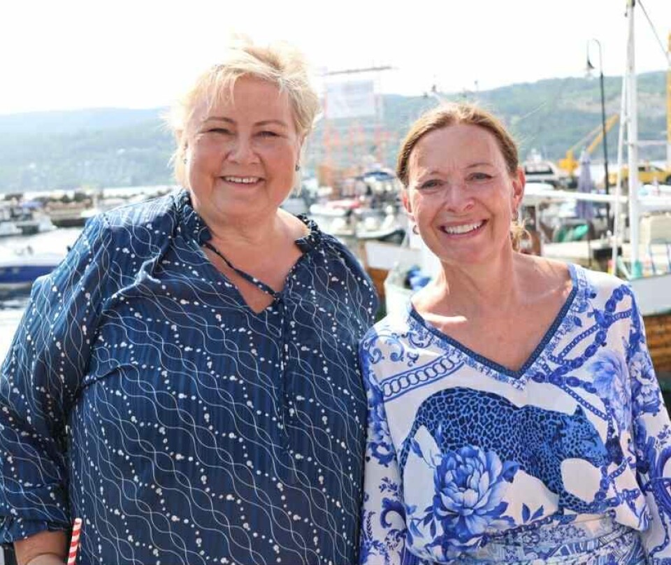 ENGASJEMENT FOR OSLOFJORDEN: Erna Solberg og Kari Sofie Bjørnsen i Høyre sier begge at de er fornøyde med resultatet fra valgomaten til Båtmagasinet, og at partiet engasjerer seg i arbeidet med en renere Oslofjord. ENGASJEMENT FOR OSLOFJORDEN: Erna Solberg og Kari Sofie Bjørnsen i Høyre sier begge at de er fornøyde med resultatet fra valgomaten til Båtmagasinet, og at partiet engasjerer seg i arbeidet med en renere Oslofjord.