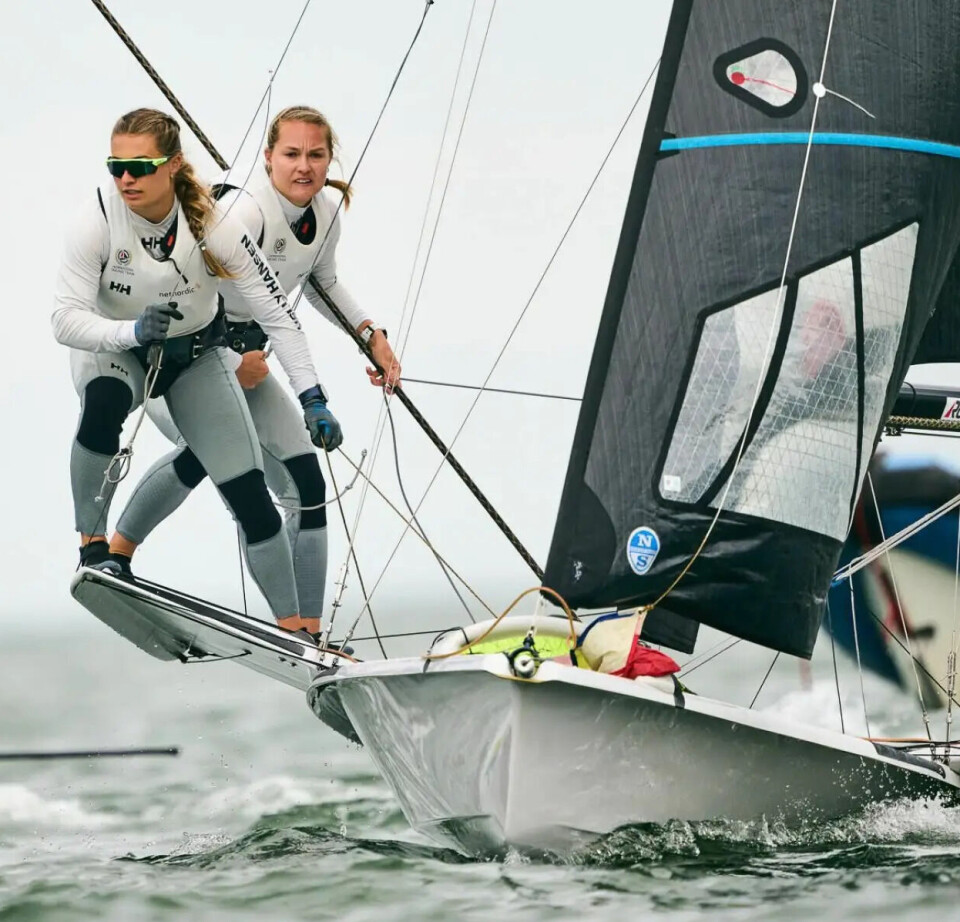 POLEN: Pia Dahl Andersen og Nora Edland imponerte under Gdynia Sailing Days med bronse.
