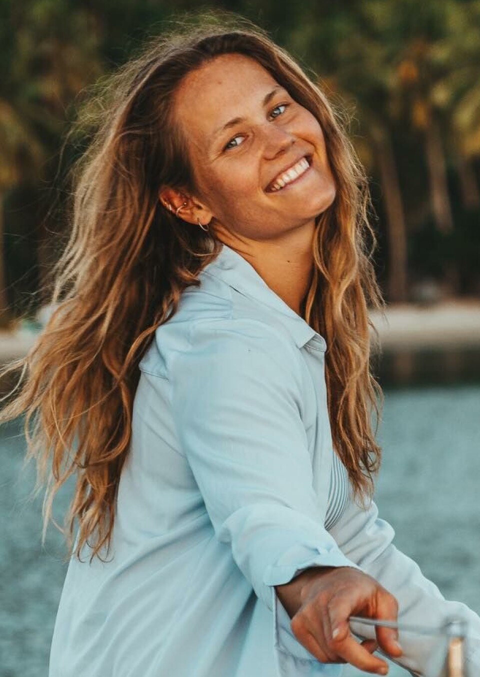 PÅMELDT: Mara Løvenskiold Kveseth meldte seg på Golden Globe Race mens hun var på jordomseiling