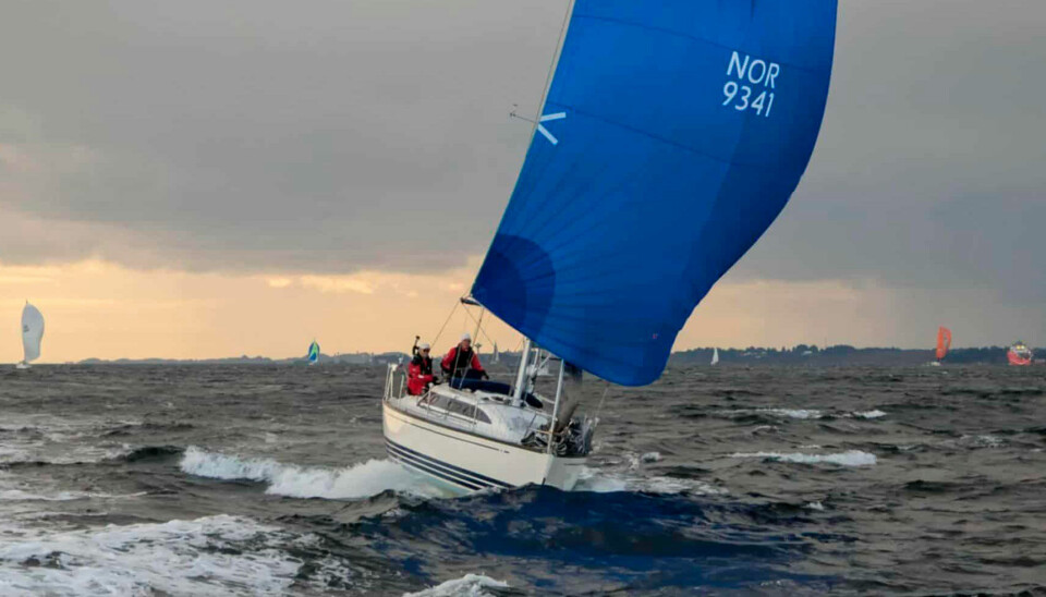 BEST I VEST: Harald Matland i sin X-332 har vært Vestlandets beste seiler denne sesongen.