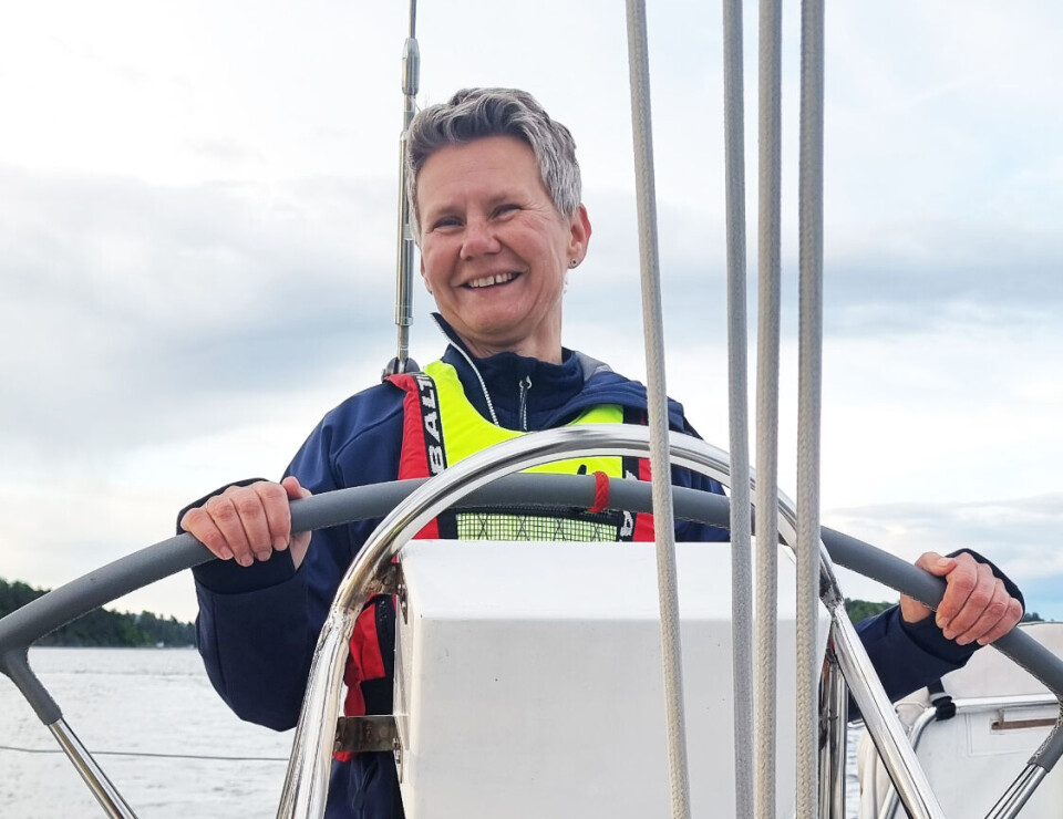 INGEN TVIL: Om at Mette Kjærsund hadde det gøy på seilkurs. INGEN TVIL: Om at Mette Kjærsund hadde det gøy på seilkurs.