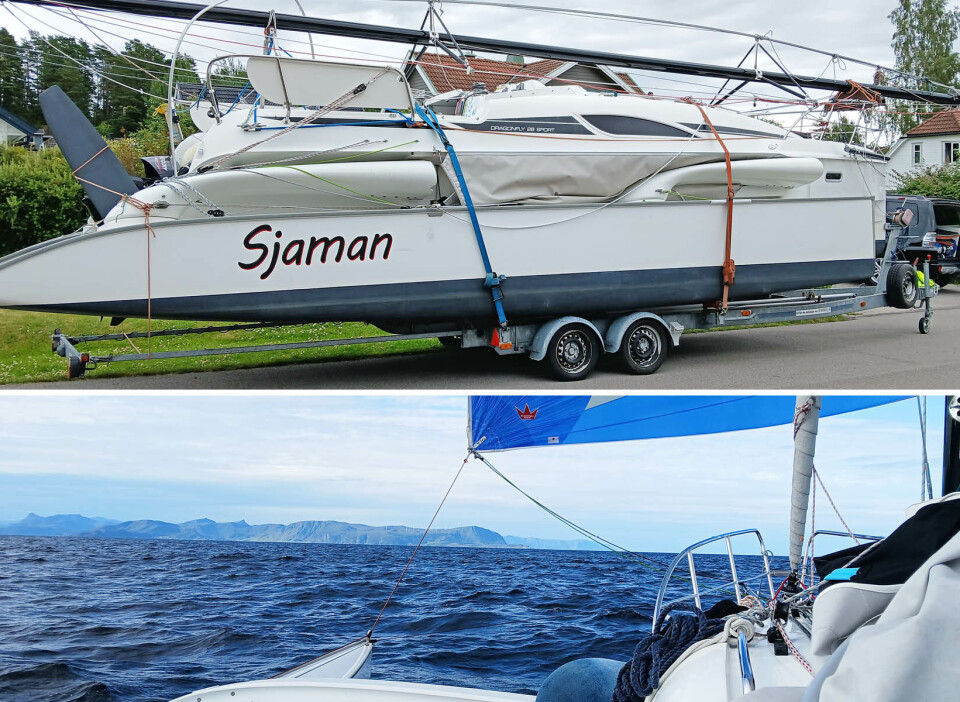 På langtur med trimaran «Sjaman»