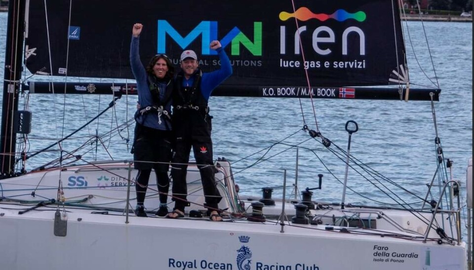 Maren og Karl Otto Book etter fjorårets EM gullet i mxed doublehanded offshore