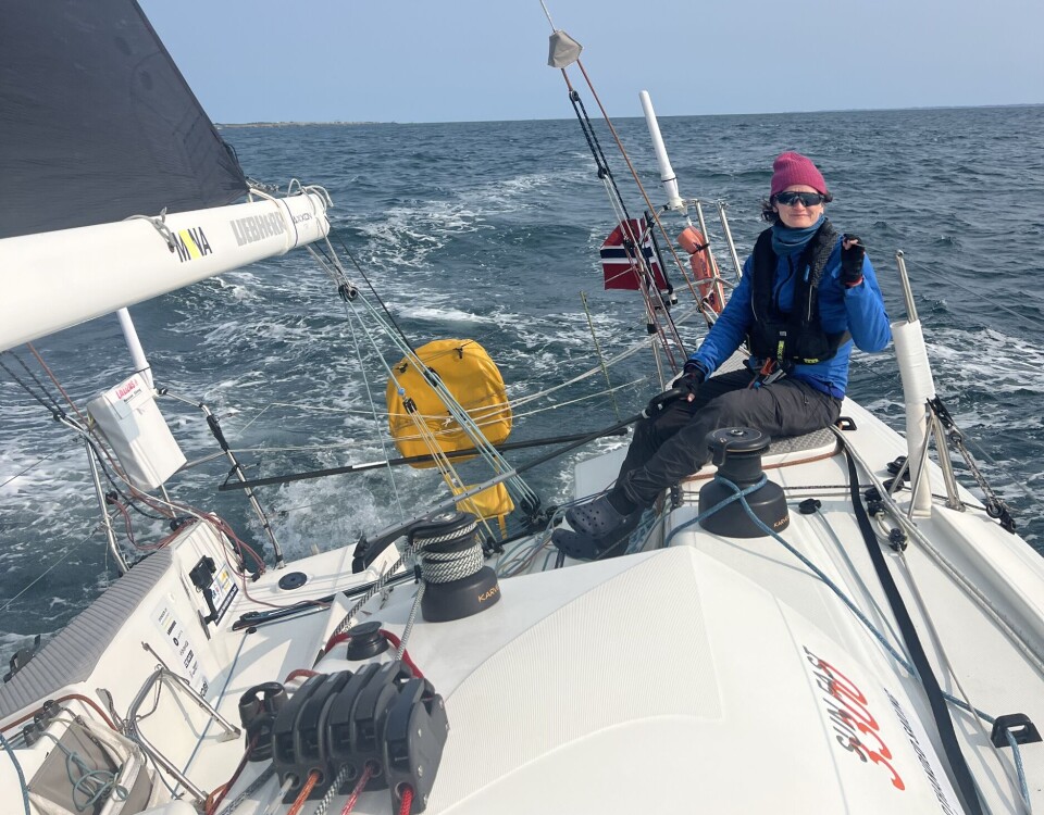 SATSER: Silje Todnem har blitt en del av «Miina»-laget har alt vært i Frankrike å seilt regatta.