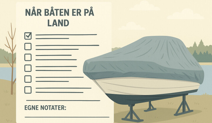 Sjekkliste: – Gjør båten klar for vinteren