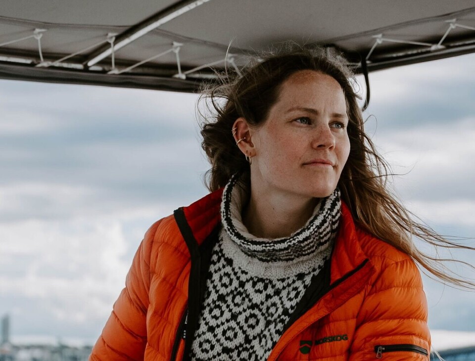 BÅTEIER: Helga Marie «Mara» Løvenskiold Kveseth (34) har kjøpt seg en Saltram Saga 36 i Middelhavet.