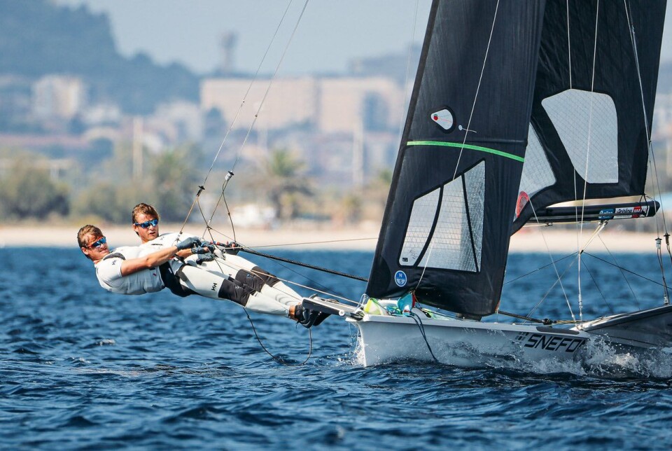 FINALE: Dette er det første VM for brødrene Berthet sammen i 49er. 2025 49er, Fx, Nacra 17 Worlds, Cagliari\n09 October, 2025\n\n© SAILING ENERGY