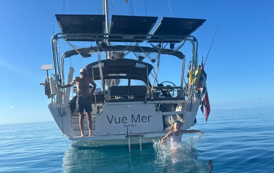 TENERIFE: Familien har seilt i over tre måneder og nå er de på Kanariøyene.