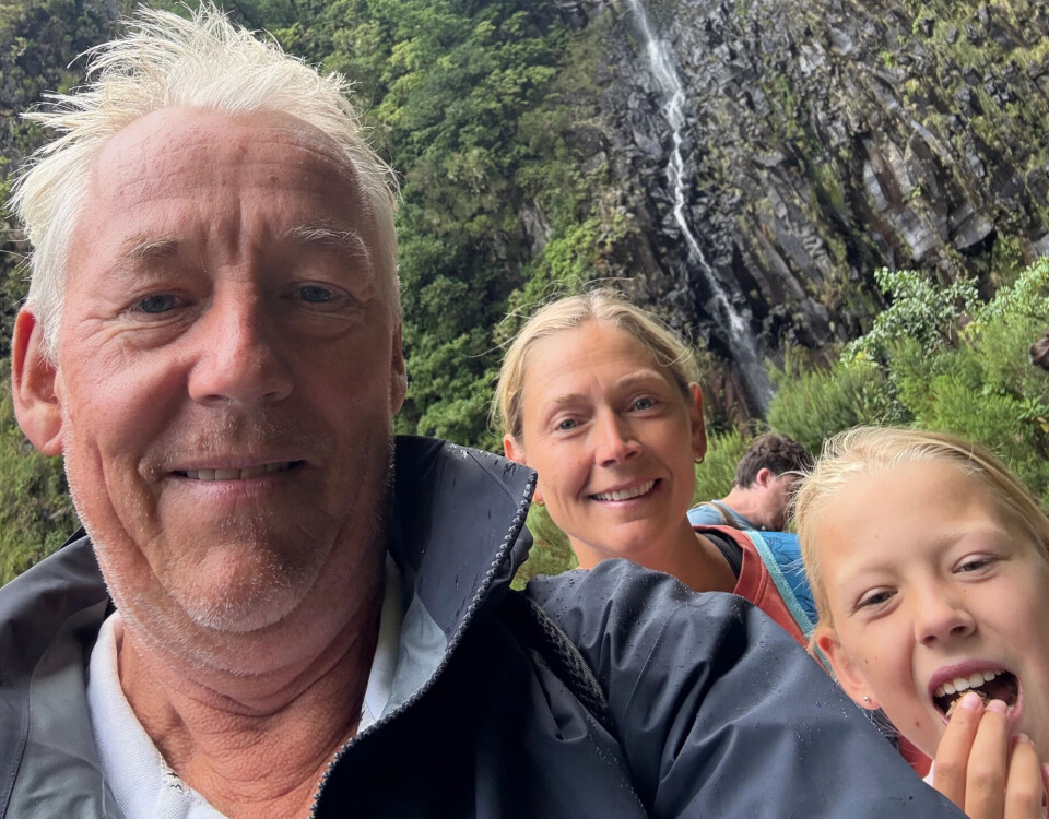 OPPLEVELSER: Familien har opplevd mange nye og spennende steder, som her på Madeira.