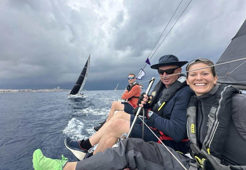 TRENING: «Black Pearl» på trening utenfor Malta onsdag.