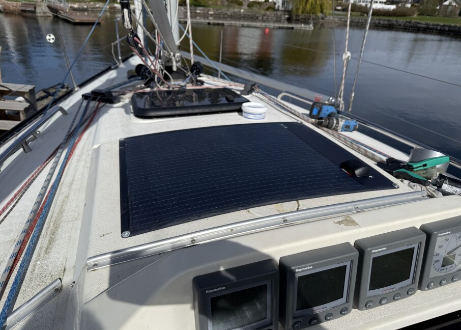 Tredje solcelle-panel på tre år