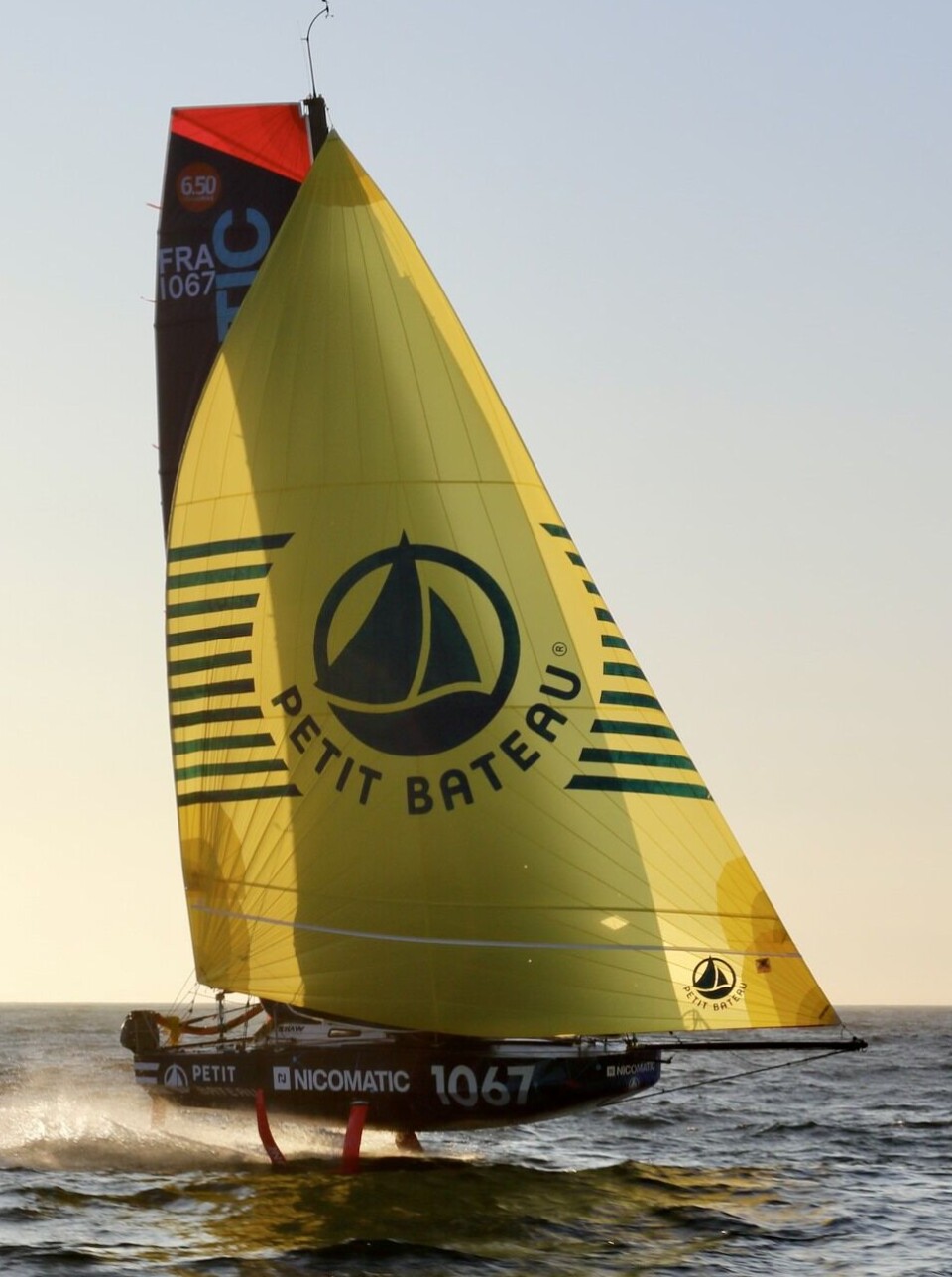 FOILER: «Nicomatic – Petit Bateau» er utviklet av Benoît Marie sammen med kona Caroline Boule.