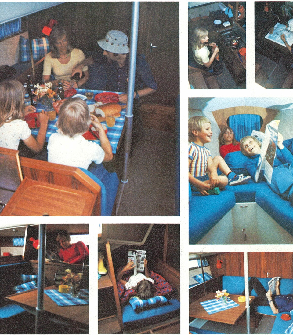 BROSJYRE: Faksimile av båtbrosjyren vitner om at den ble markedsført som en familieturseiler. BROSJYRE: Faksimile av båtbrosjyren vitner om at den ble markedsført som en familieturseiler.