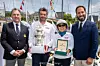 Dr. Sam Haynes, Commodore of CYCA, Alexis Loison, Jiang Lin (Min River) and Eduardo Maclean, Managing Director Rolex Australia.MIN RIVER, Sail No: AUS888, Owner: Jiang Lin, Skipper: Jiang Lin/Alexis Loison, Club: CYCA, NSW, Design: JPK 10.30, LOA (m): 10.3, Year: 2023