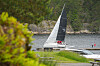 RAFT: Erling Moen Synnes' FAR EAST 28R gjennom Drøbaksund.