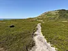 SØNDERBJERG: Det høyeste punktet på øyen, en morenerygg på 48 meter over havet.