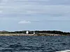 Valö: Her forsvant dønningene. Her begynner innaskjærs-seilingen.
