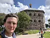 Bror Sonne foran skansen i gøteborg på langtur med dus.