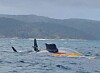 AUSTRALIA: Bilder av Oyster 825 «Viva la Vida» etter ulykken viser at bulben har blitt revet tvert av, mens skrogstrukturen virker å være nogenlunde intakt.