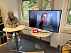 FRANKRIKE: Vi møter Mara over videolink fra SEILmagasinets studio til Les Sables-d'Olonne, hvor Mara lader opp i en leilighet.