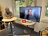 FRANKRIKE: Vi møter Mara over videolink fra SEILmagasinets studio til Les Sables-d'Olonne, hvor Mara lader opp i en leilighet.